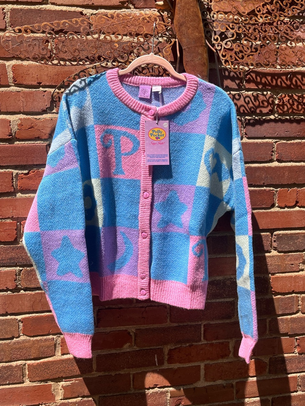 Lisa Says Gah Polly Pocket Lauda Cardigan NWT - Picture 4 of 7